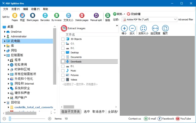 CoolUtils PDF Splitter 截图 1