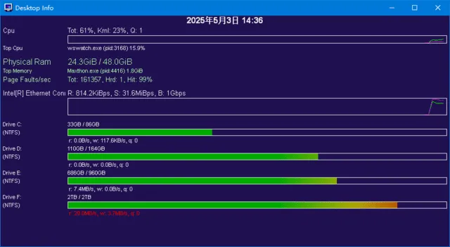Desktop Info 截图 1