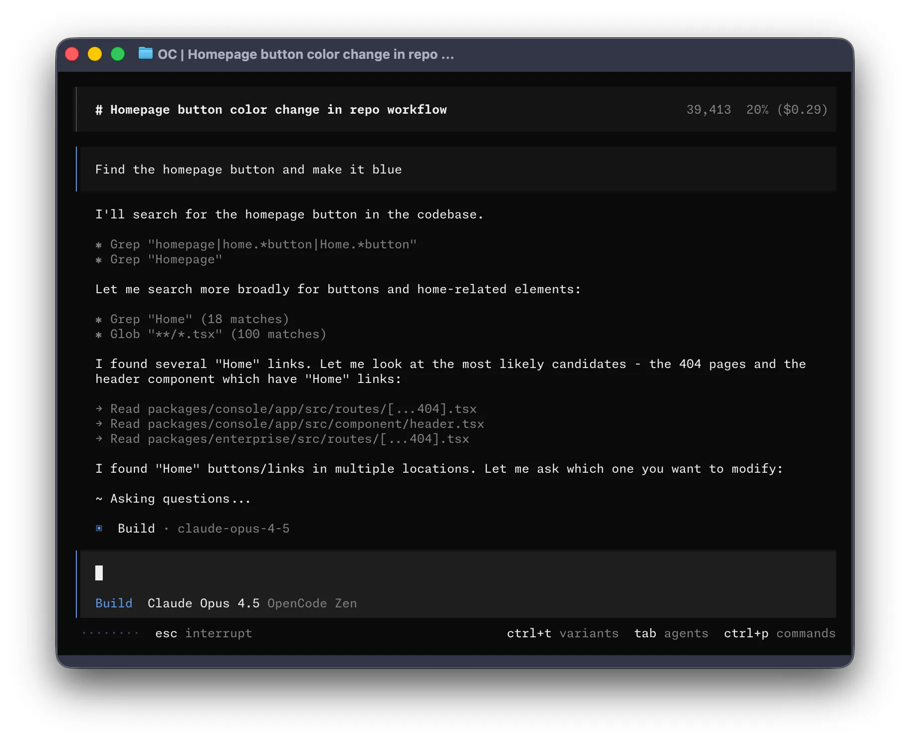opencode 截图 1