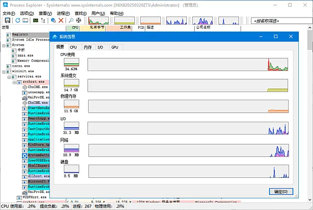 Process Explorer 截图 1