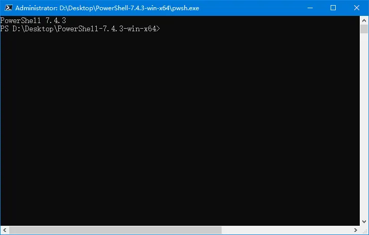 Windows PowerShell 截图 1